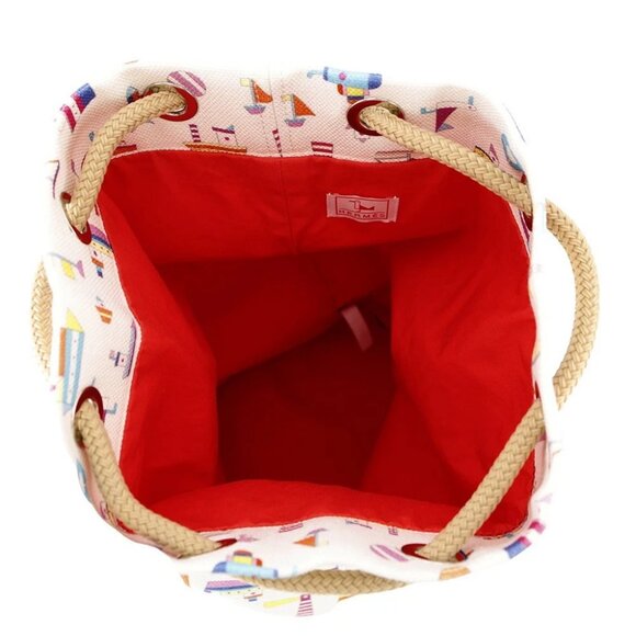 HERMES Petit Chartier Duffle Bag Cotton Multicolor - Picture 5 of 13